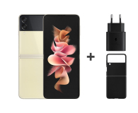 Samsung Galaxy Z Flip3 5G 8/128 Beżowy + Cover + Charger - 672406 - zdjęcie 1